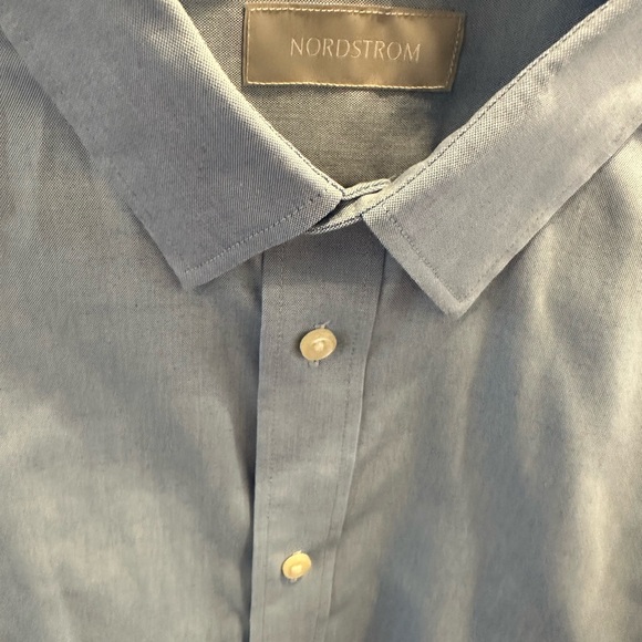 Kids' Solid Button-Up Dress Shirt - Picture 2 of 7